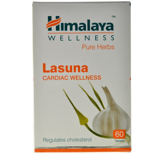 Himalaya Wellness Pure Herbs Lasuna Tablets – 60 Tablets For Cardiac Wellness, Heart Health, Indigestion