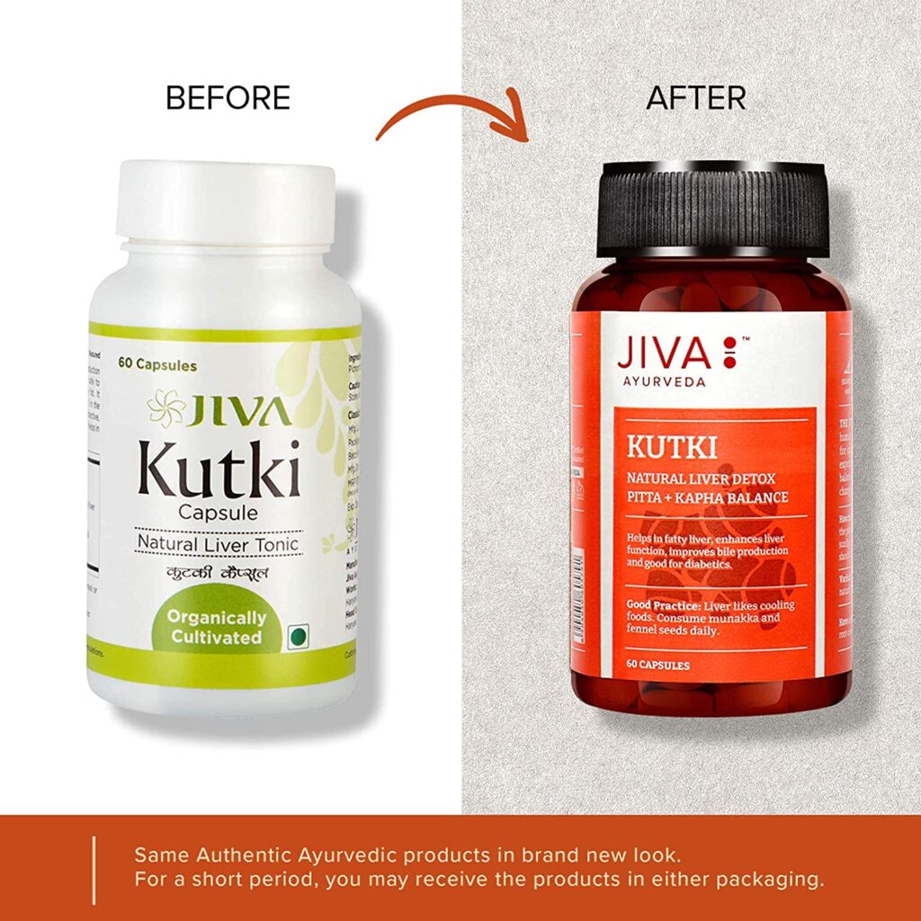 JIva Ayurveda Kutki (60 Capsule) For liver functioning, Obesity, Diabetes or any kind of liver disorders