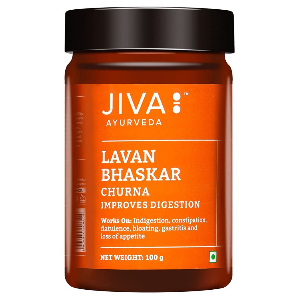 Jiva Ayurveda Lavan Bhaskar Churna (100 gm) For abdominal distention, gas, Haemorrhoids, Digestion