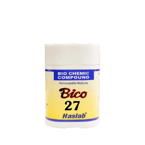 Haslab Homeopathy Bico 27 Biochemic Compound Tablets - 20 gm