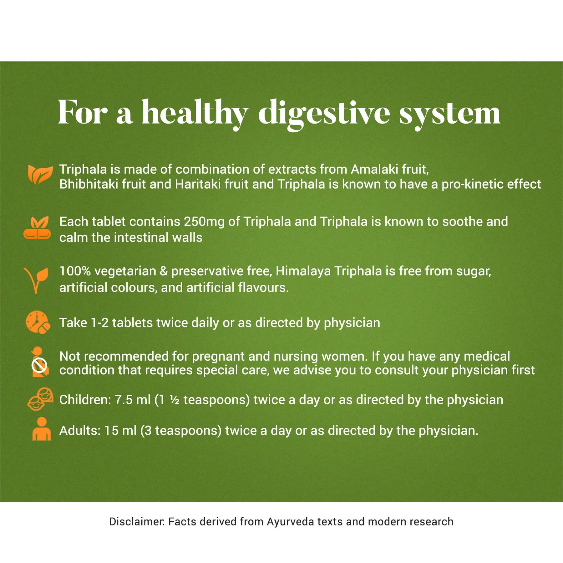 Himalaya Triphala tablets 60 tablets improves bowel movement