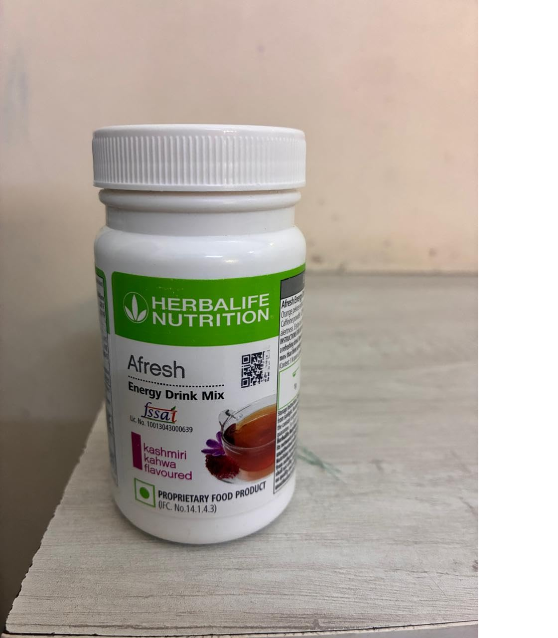 Herbalife Afresh Energy Drink [Kashmiri Kahwa Flavoured] 40g Each Pack of 2