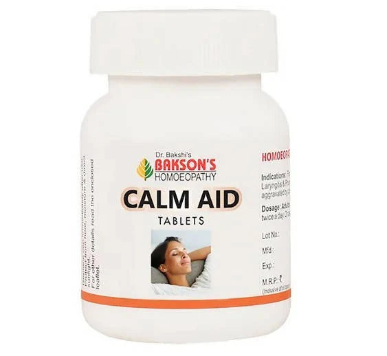 Bakson's Homeopathy Calm Aid Tablets - 75 Tablets