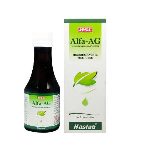Haslab Homeopathy Alfa-AG With Ashwagandha & Ginseng Tonic - 100 ml