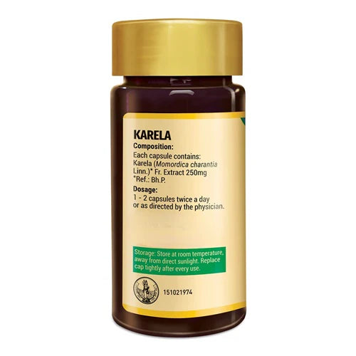 Zandu Karela Pure Herbs Capsules - 60 caps