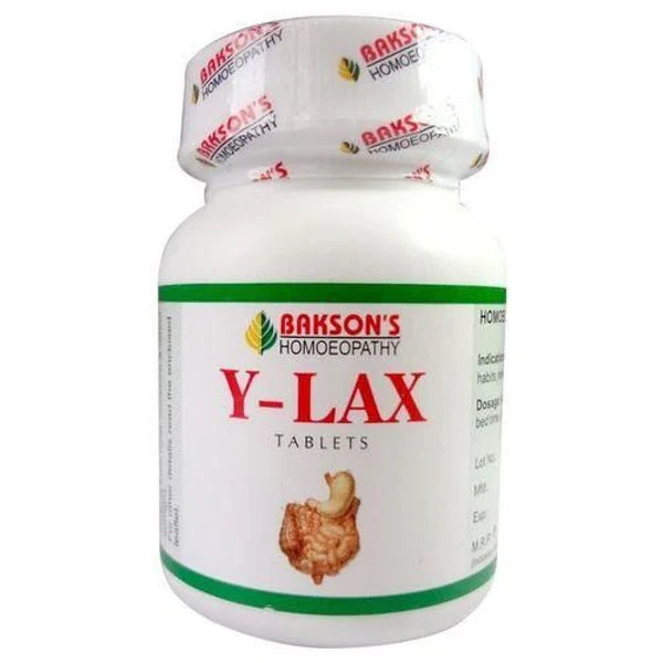 Bakson's Homeopathy Y-Lax Tablet - 200 tabs - Pack of 1