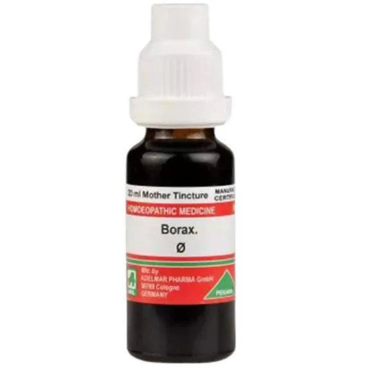 Adel Homeopathy Borax Mother Tincture Q - 20 ml