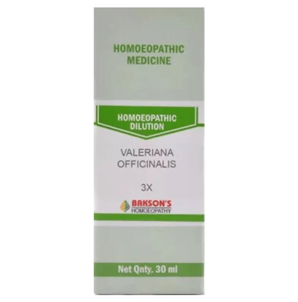 Bakson's Homeopathy Valeriana Officinalis Dilution - 30 ml - 3X