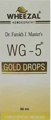 Wheezal Homeopathy WG-5 Gold Drops - 30 ml