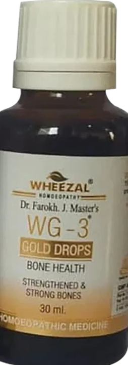 Wheezal Homeopathy WG-3 Gold Drops - 30 ml