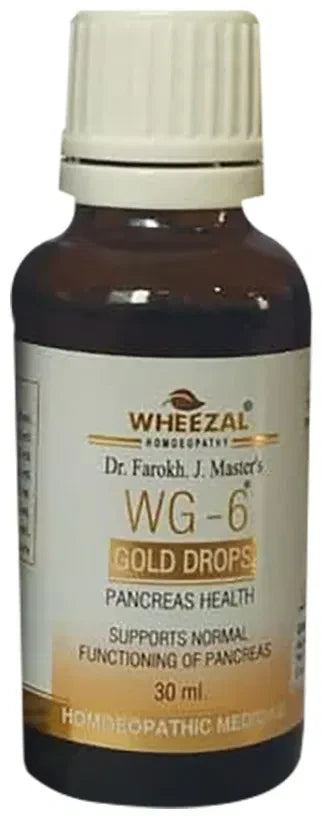Wheezal Homeopathy WG-6 Gold Drops - 30 ml