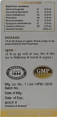 Wheezal Homeopathy WG-6 Gold Drops - 30 ml