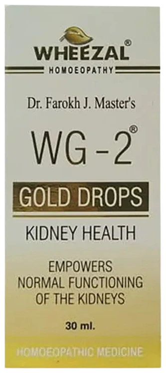 Wheezal Homeopathy WG-2 Gold Drops - 30 ml