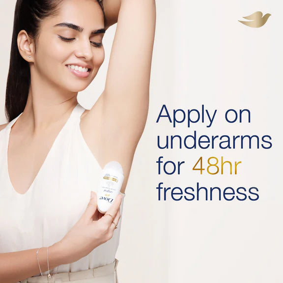 Dove Original Deodorant Roll On For Women - 50 ml - Pack of 2