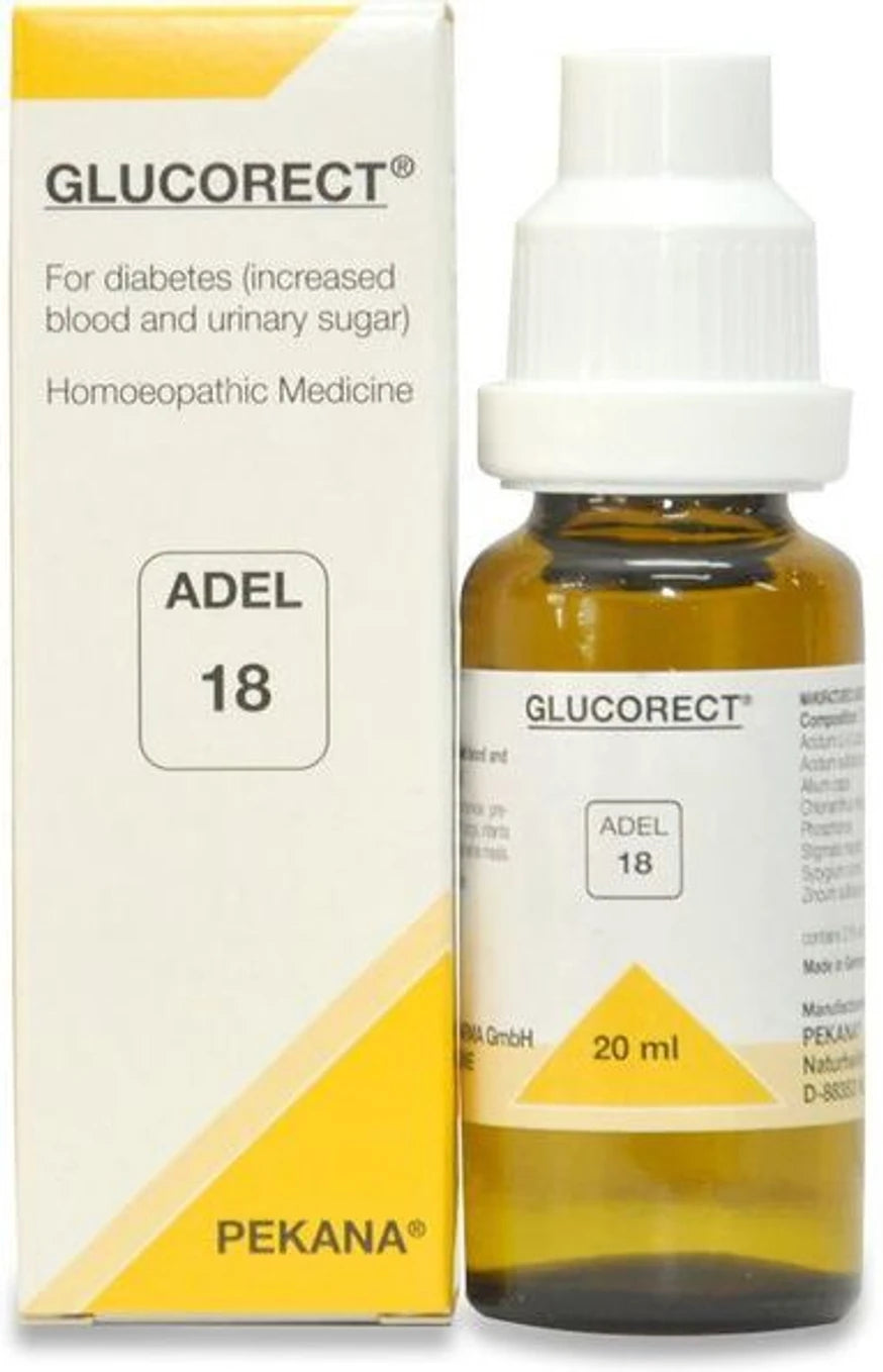 Adel Homeopathy 18 Glucorect Drops - 20 ml