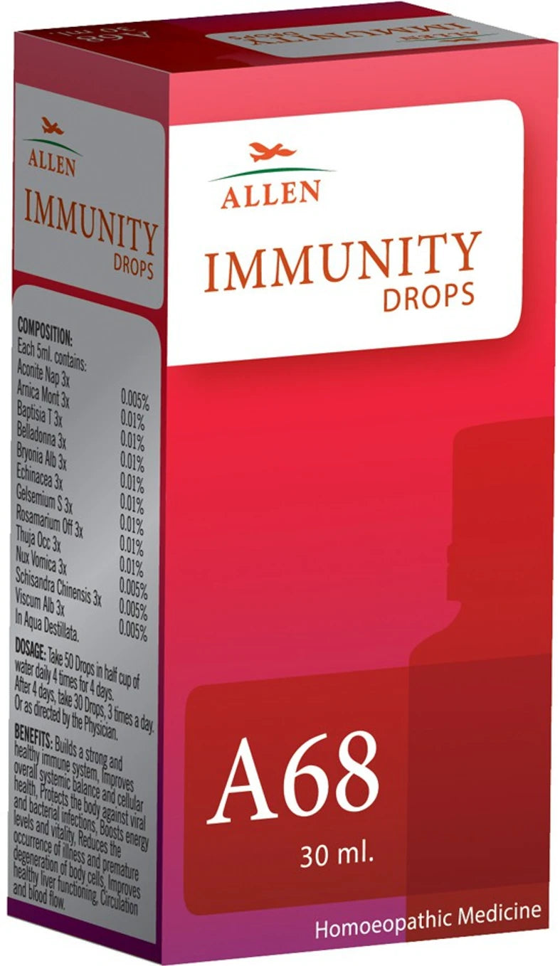 Allen Homeopathy A68 Immunity Drops - 30 ml