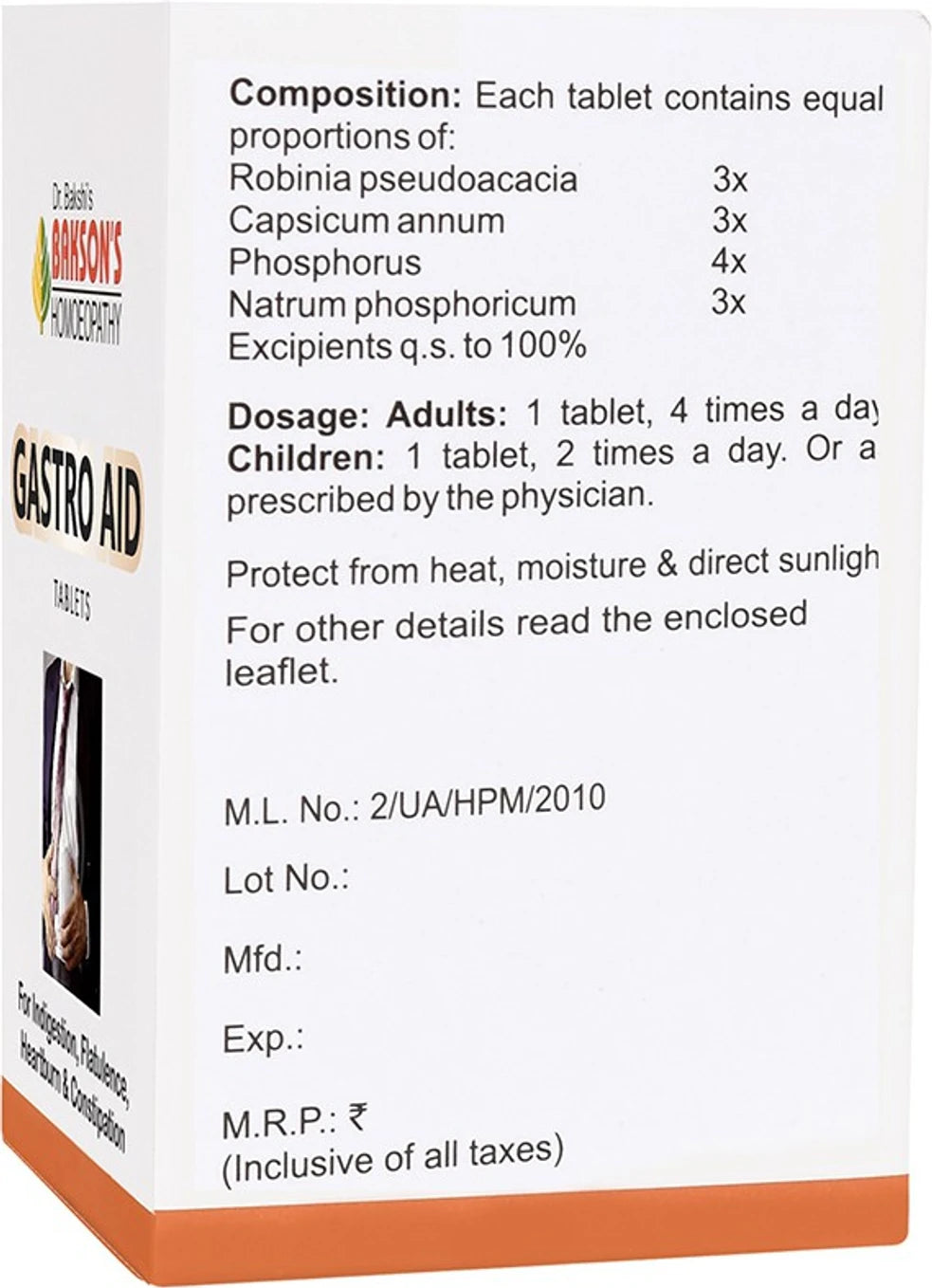 Bakson's Homeopathy Calci Aid Tablets - 75 Tablets