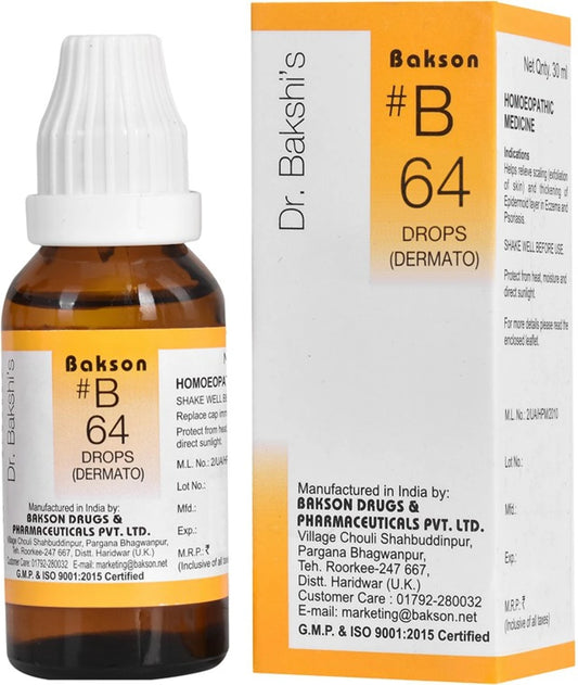Bakson's Homeopathy B64 Drops - 30 ml