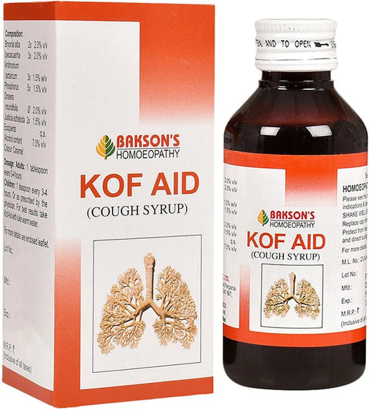 Bakson's Homeopathy Kof Aid Syrup - 115 ml