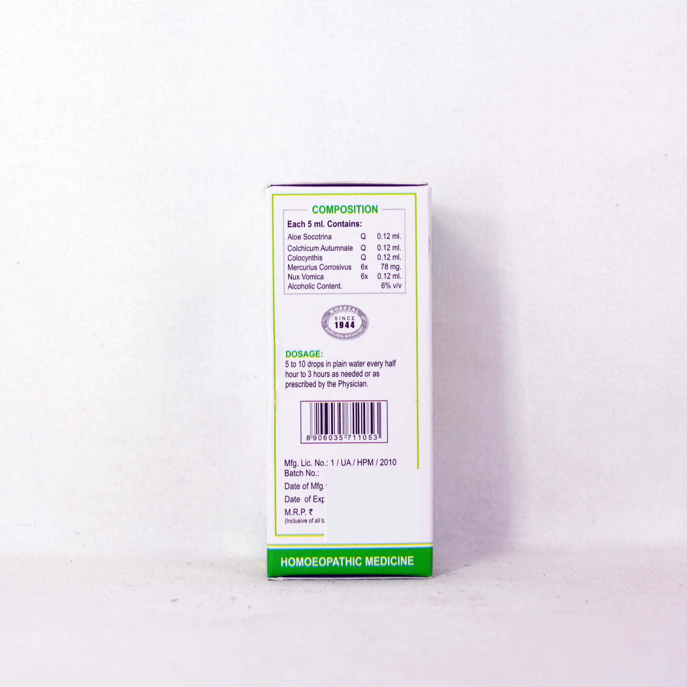 Wheezal Homeopathy Dysento Drops - 30 ml