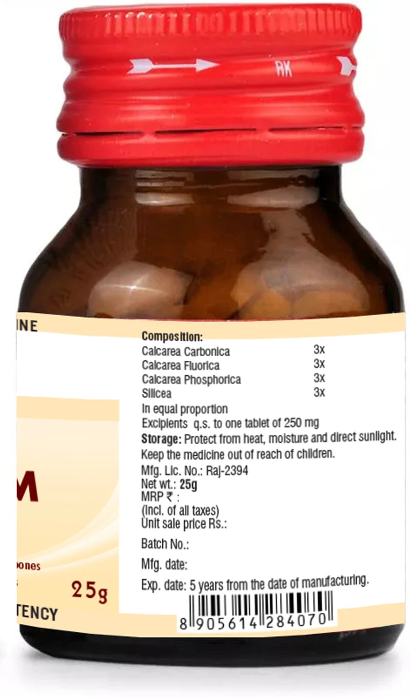 Bjain Homeopathy Omeo Calcium Tablets - 25 Gm