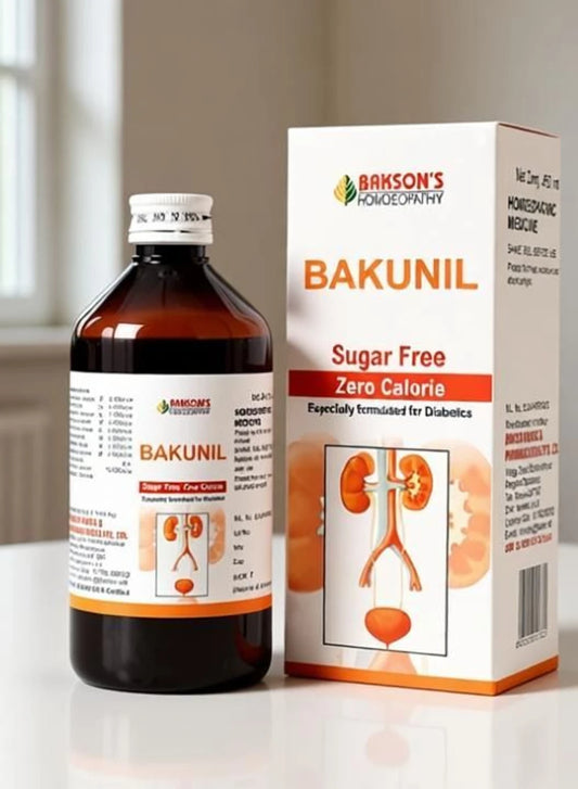 Bakson's Homeopathy Bakunil Syrup (Sugar Free) - 450 ml