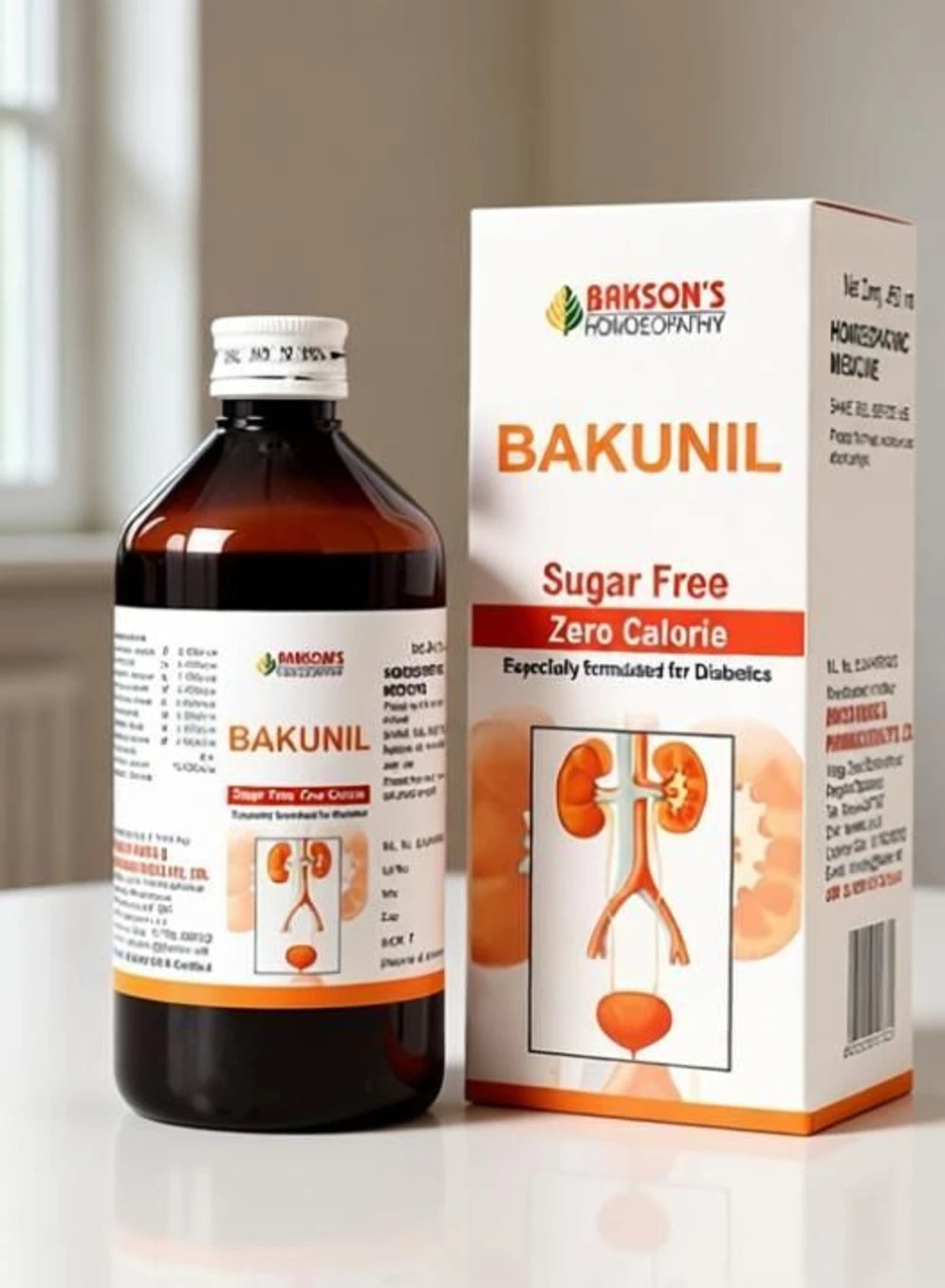 Bakson's Homeopathy Bakunil Syrup (Sugar Free) - 450 ml