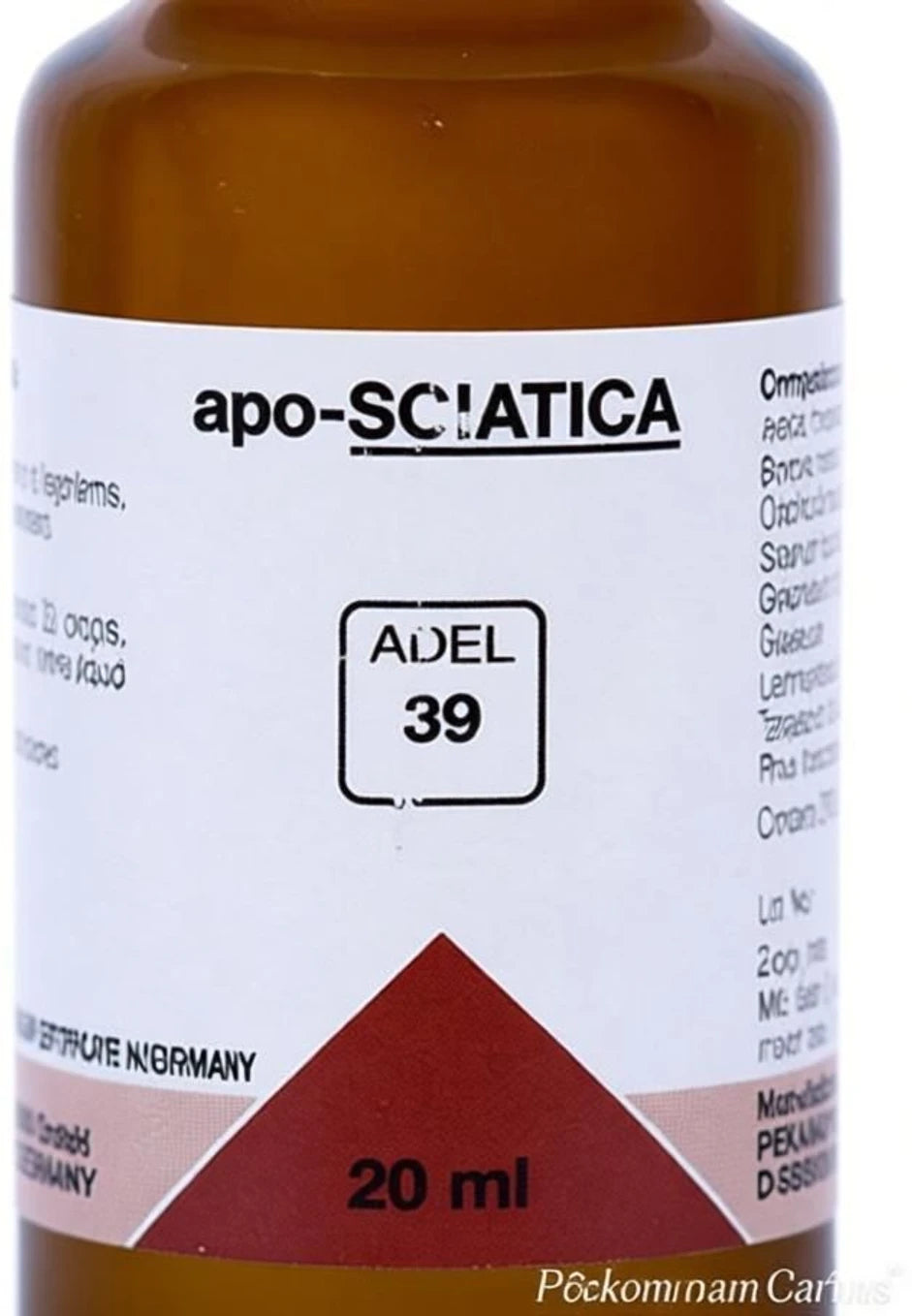 Adel Homeopathy 39 Apo-Sciatica Drop - 20 ml