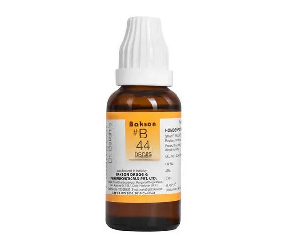 Bakson's Homeopathy B44 Drops - 30 ml