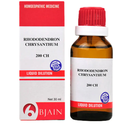 Bjain Homeopathy Rhododendron Chrysanthum Dilution - 200 CH