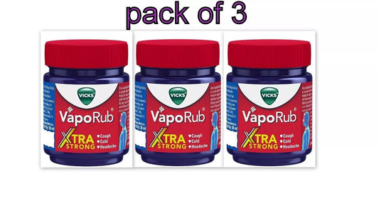Vicks VapoRub Xtra Strong, 50 ml ( pack of 3)