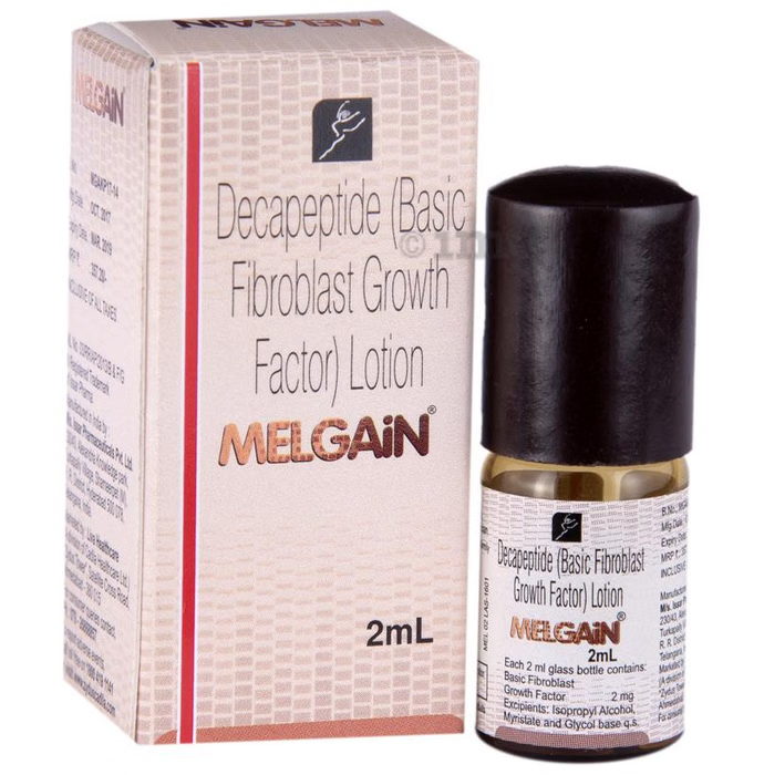 Melgain Decapeptide Lotion 5ml Basic Fibroblast Growth Factor For Vitiligo